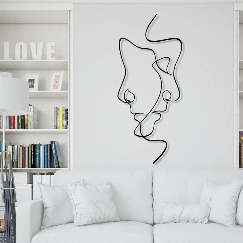 Shop 0 Nordic Style Metal True Love Wall Art Decoration Modern Room Decor Home Office Living Room Bedroom Couple Wall Accessories Gift Mademoiselle Home Decor