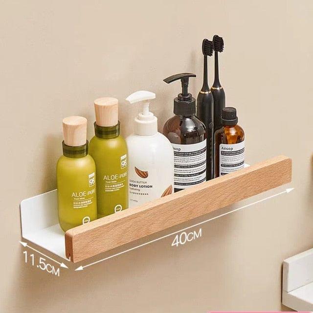 Shop 0 white 40cm Malibu Bathroom Storage Shelf Mademoiselle Home Decor