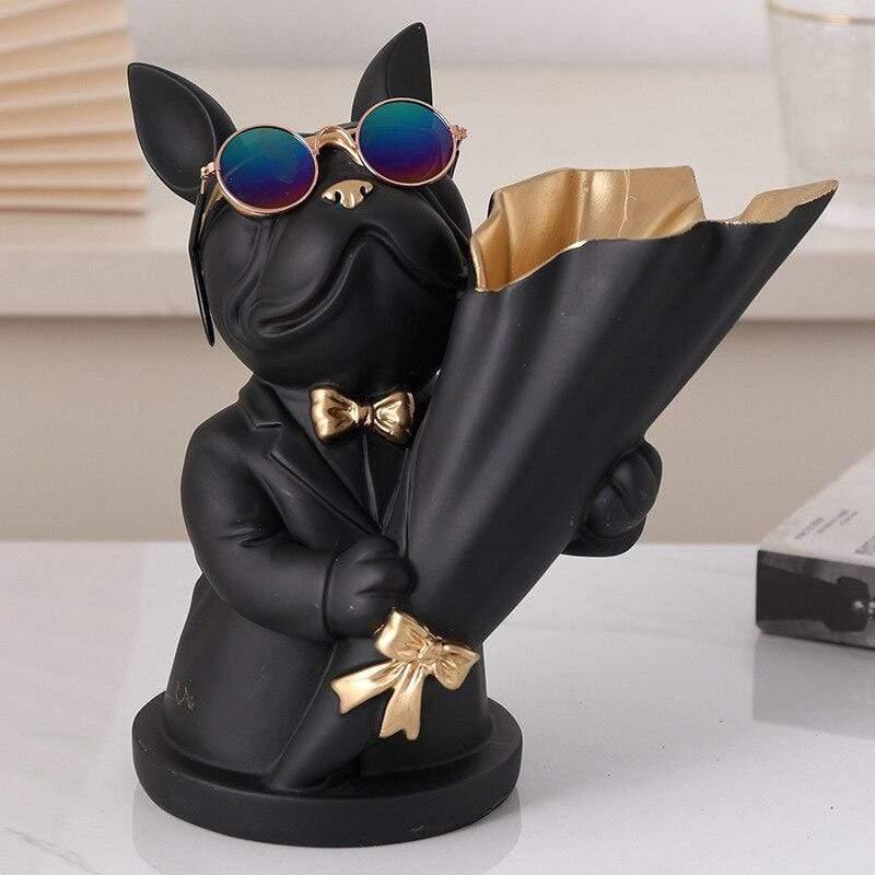 Shop 200001438 Black Marco Vase Mademoiselle Home Decor