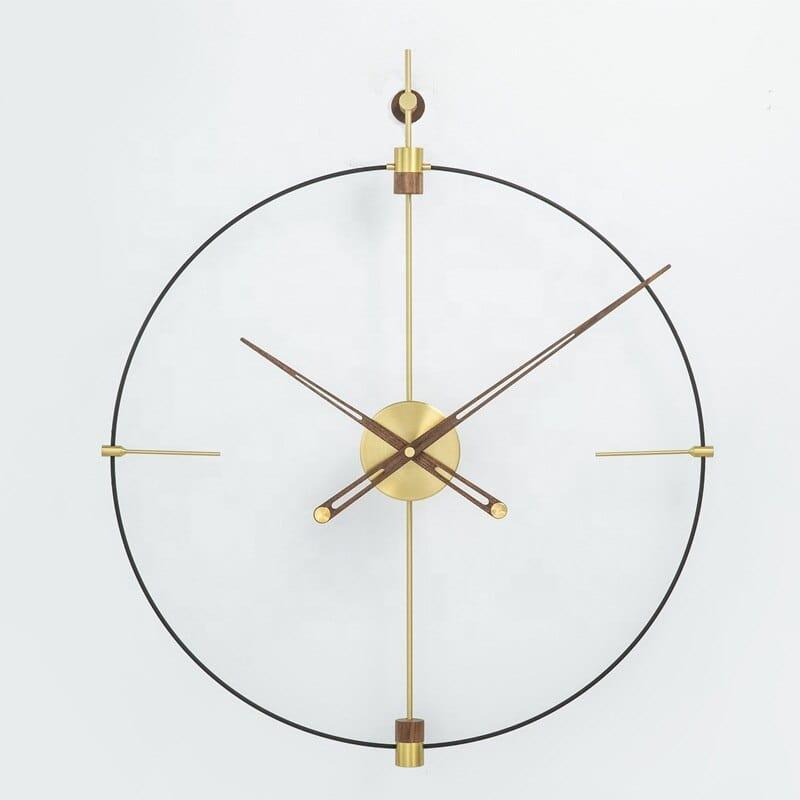 Shop 0 Brass with scale / Diameter 60CM Unusual Luxury Wall Clocks  Decorative Modern Living Room Home Decor Minimalist Diy Wall Clocks Modern Nordic Art Big Wall Watch Mademoiselle Home Decor