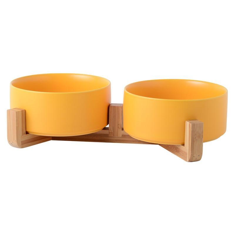 Shop 200003694 Double yellow / S 12.8cm Melo Pet Bowl Mademoiselle Home Decor