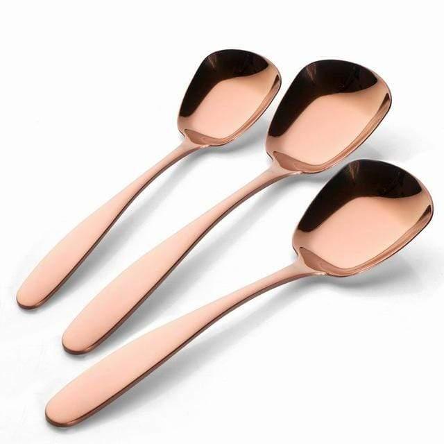 Shop Serving Piece Rose Gold Mogul Serving Spoon Mademoiselle Home Decor