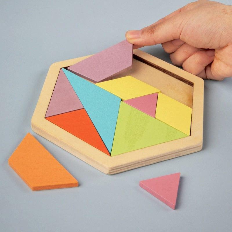 Shop 0 a Montessori Educational Wooden Puzzle Mademoiselle Home Decor