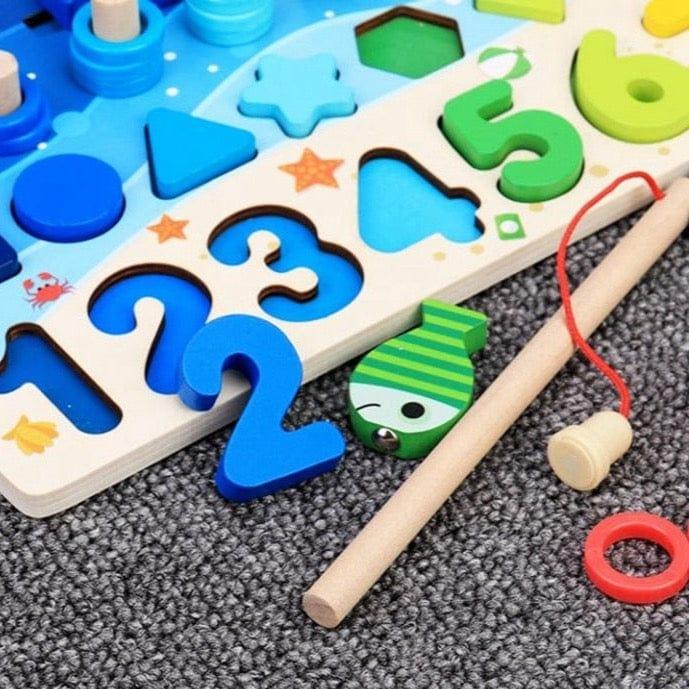 Shop 0 Montessori Wooden Numbers Toy Mademoiselle Home Decor