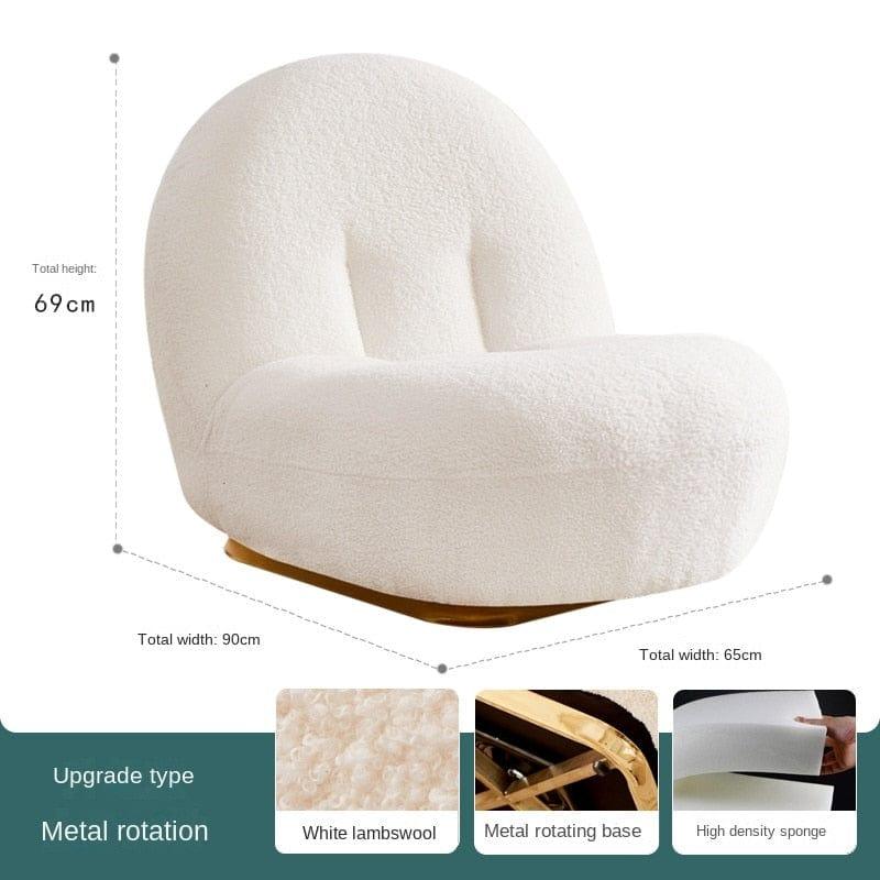 Shop 0 A Metal base Nordic Chair Custom Lazy Sofa Egg Chair Tatami Simple Living Room Bedroom Balcony Ins Armchair  Chairs Living Room Mademoiselle Home Decor