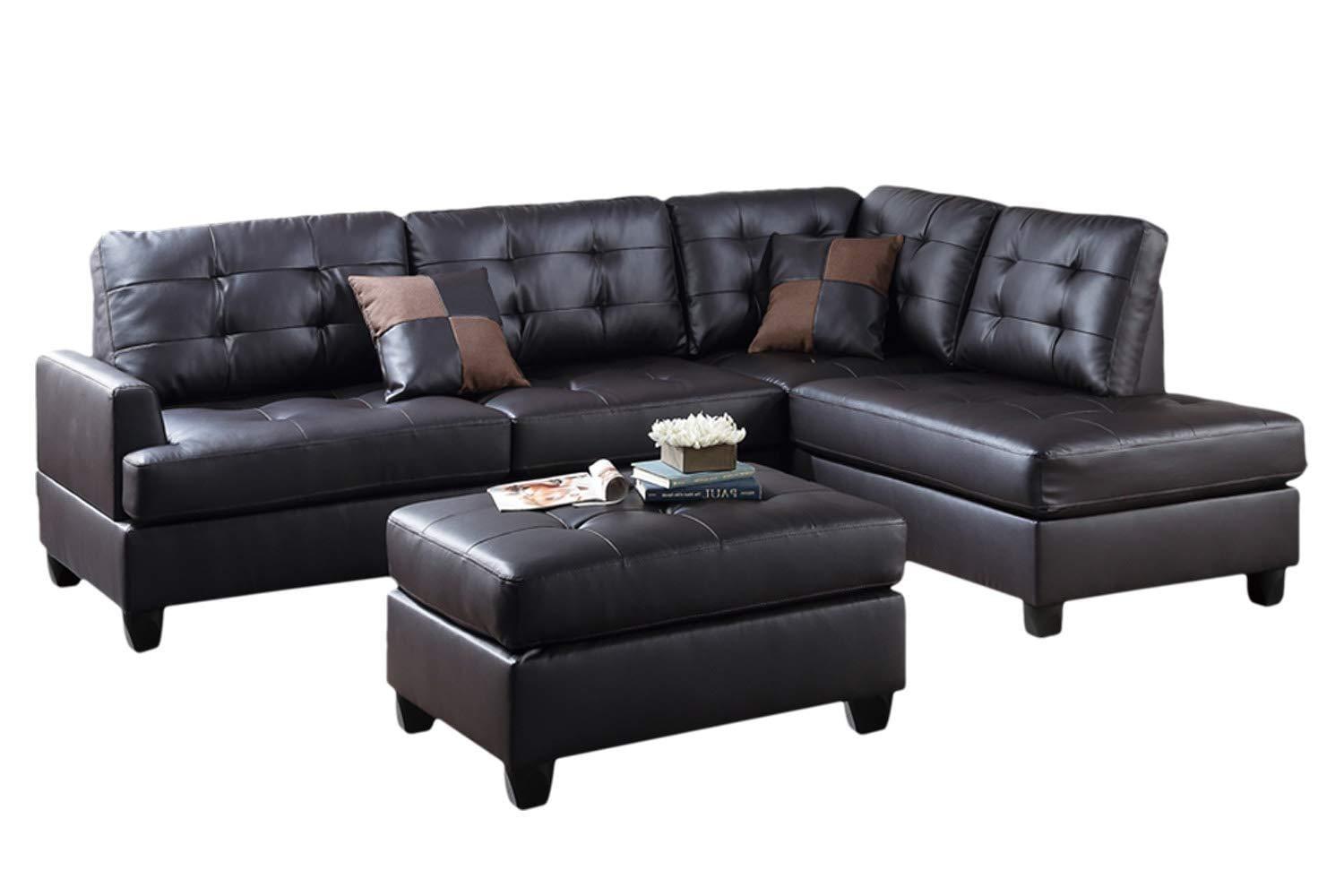 Shop Moravian Faux Leather Sofa Mademoiselle Home Decor