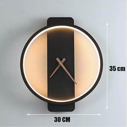 Shop 39050510 Black Mordis Light Up Clock Mademoiselle Home Decor