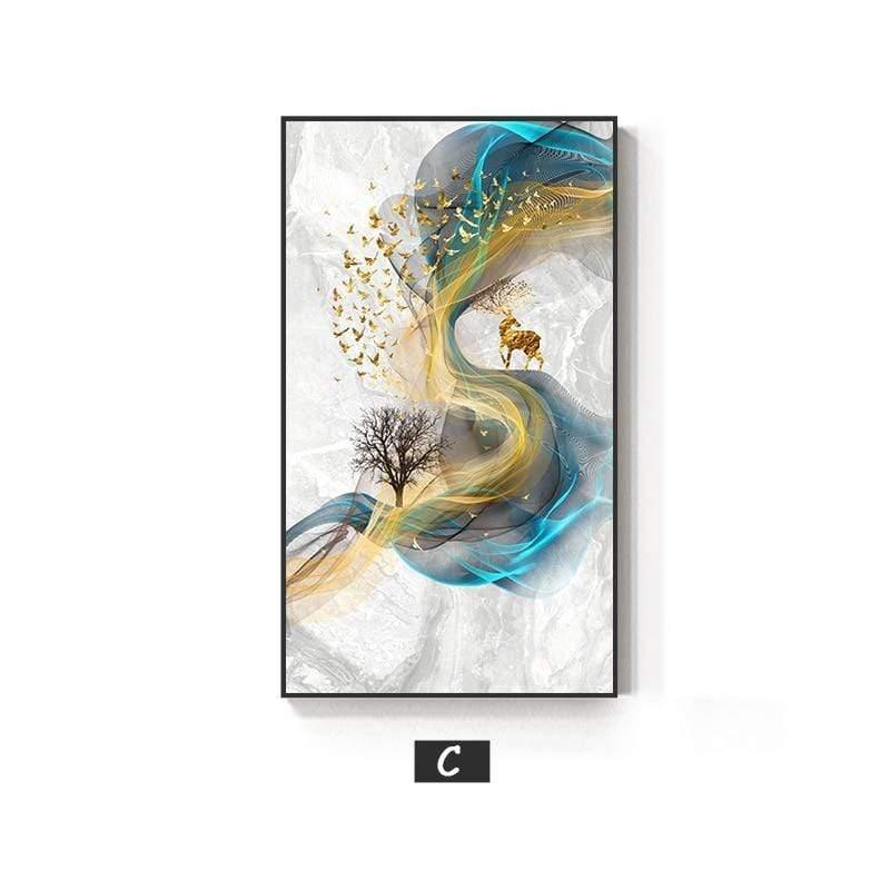 Shop 1704 30x53cm no frame / C Mystical Canvas Mademoiselle Home Decor