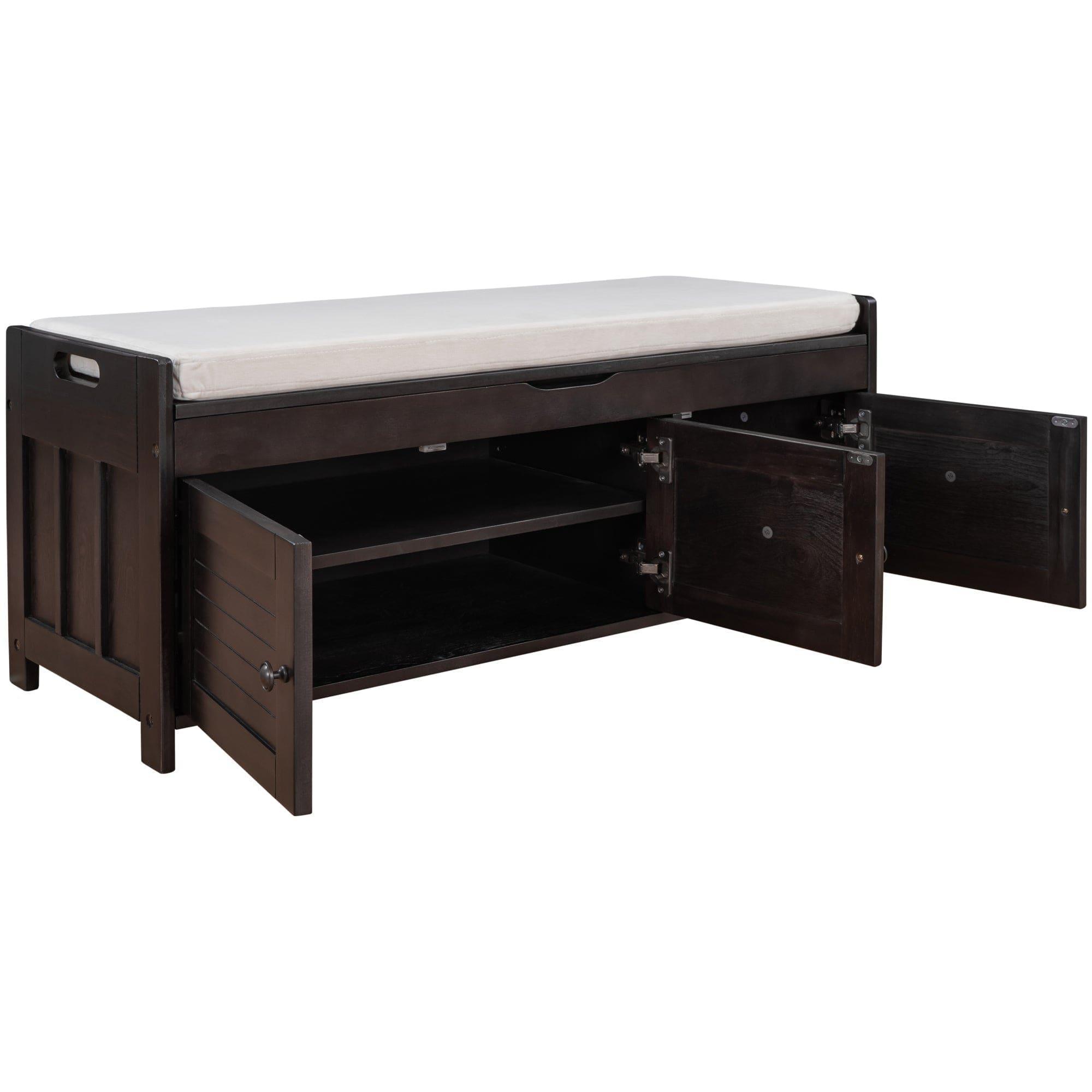 Shop Oceanus Storage Bench Mademoiselle Home Decor