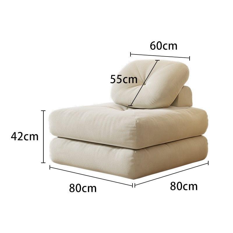 Shop 0 Luxury Modern Sofa Home Furniture Nordic Cream Fabric Sofa Tofu Block Luxury Sofa Detachable Module Tatami Sofa Bed Armrest Mademoiselle Home Decor