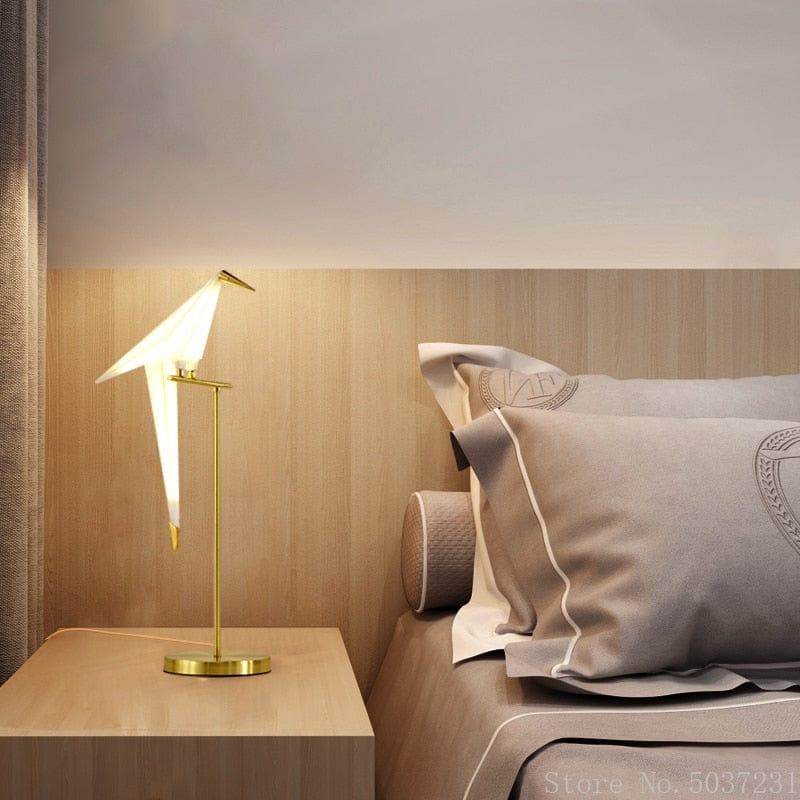 Shop 0 Nordic Acrylic Bird Floor Lamp for Living Room Luxury Paper Cranes Floor Ls Bedroom Paper Crane Lamp Bird Floor Lamp Fixture Led Mademoiselle Home Decor