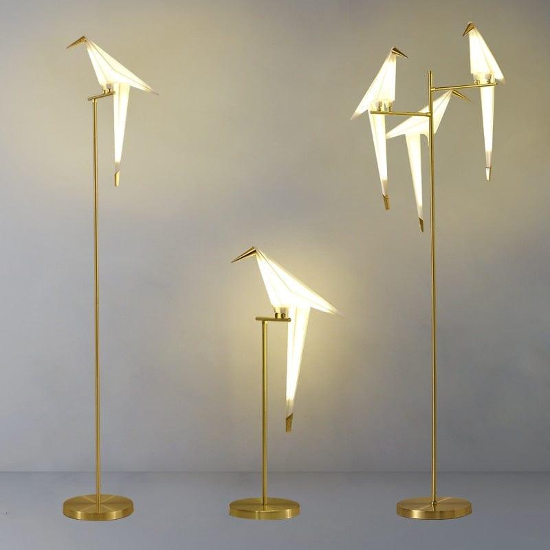 Shop 0 Nordic Acrylic Bird Floor Lamp for Living Room Luxury Paper Cranes Floor Ls Bedroom Paper Crane Lamp Bird Floor Lamp Fixture Led Mademoiselle Home Decor