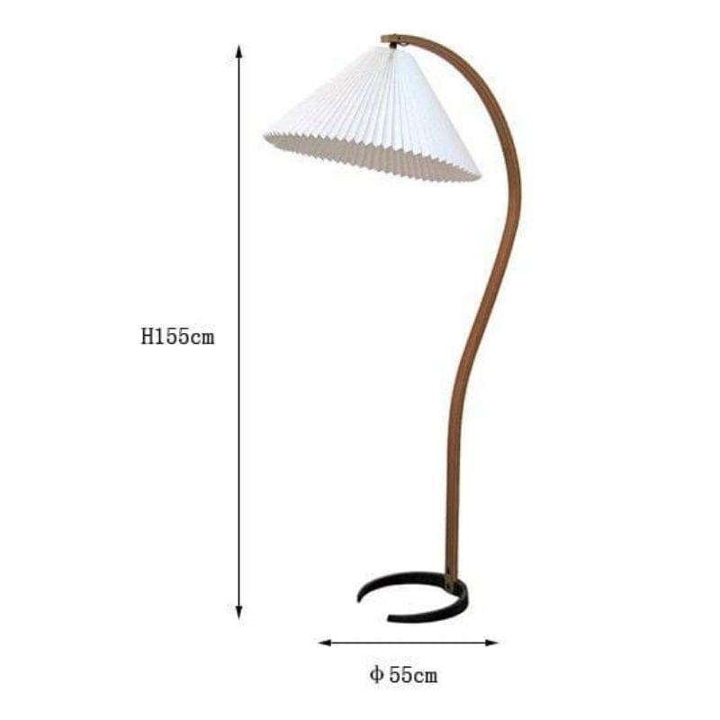 Shop 0 dark wood Pasquale Floor Lamp Mademoiselle Home Decor