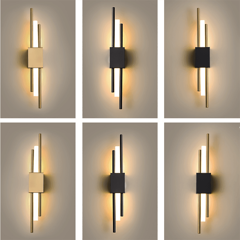 Shop 0 Modern minimalist LED wall lamp lamp length 50cm 90-260V indoor lighting bathroom wall lamp background decoration hotel project Mademoiselle Home Decor