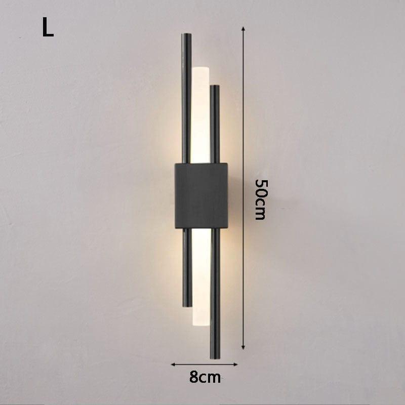 Shop 0 B 1 / warm light / 3-6W Modern minimalist LED wall lamp lamp length 50cm 90-260V indoor lighting bathroom wall lamp background decoration hotel project Mademoiselle Home Decor