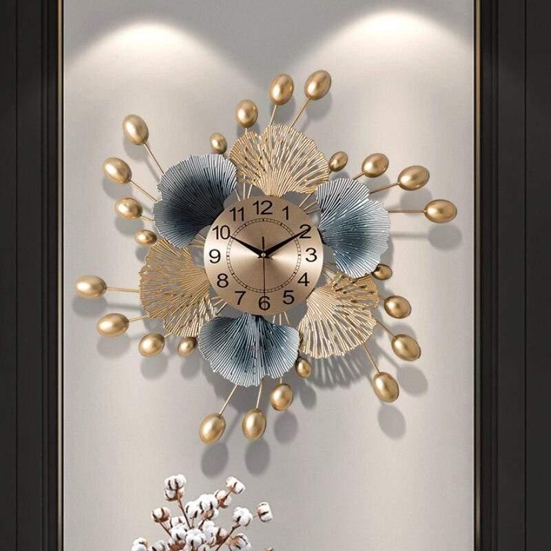 Shop 0 Metal Creative Wall Clocks Chinese Style Luxury Living Room  Modern Design Art Wall Clocks Quartz Reloj Mural Home Decor DG50WC Mademoiselle Home Decor