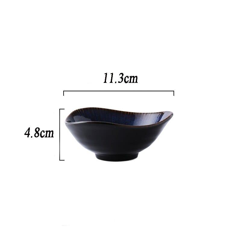 Shop 0 H01 Creative Tableware Klin Glaze Blue Color ceramic Plate Home Flat Plate Deep Steak Dish Bowls Breakfast Dinner Dishes And Plates Mademoiselle Home Decor