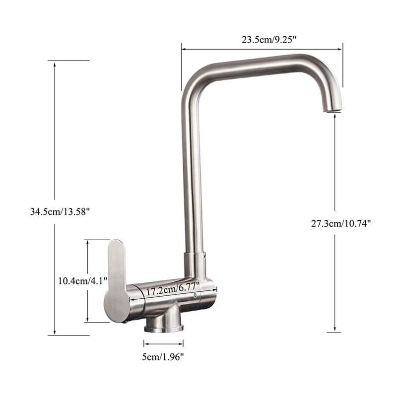 Shop 0 Quyanre Brushed Gold Inner Window Folding Kitchen Faucet 360 Rotation Matte Black Lead Free Bathroom Sink Faucet Mixer Tap Mademoiselle Home Decor