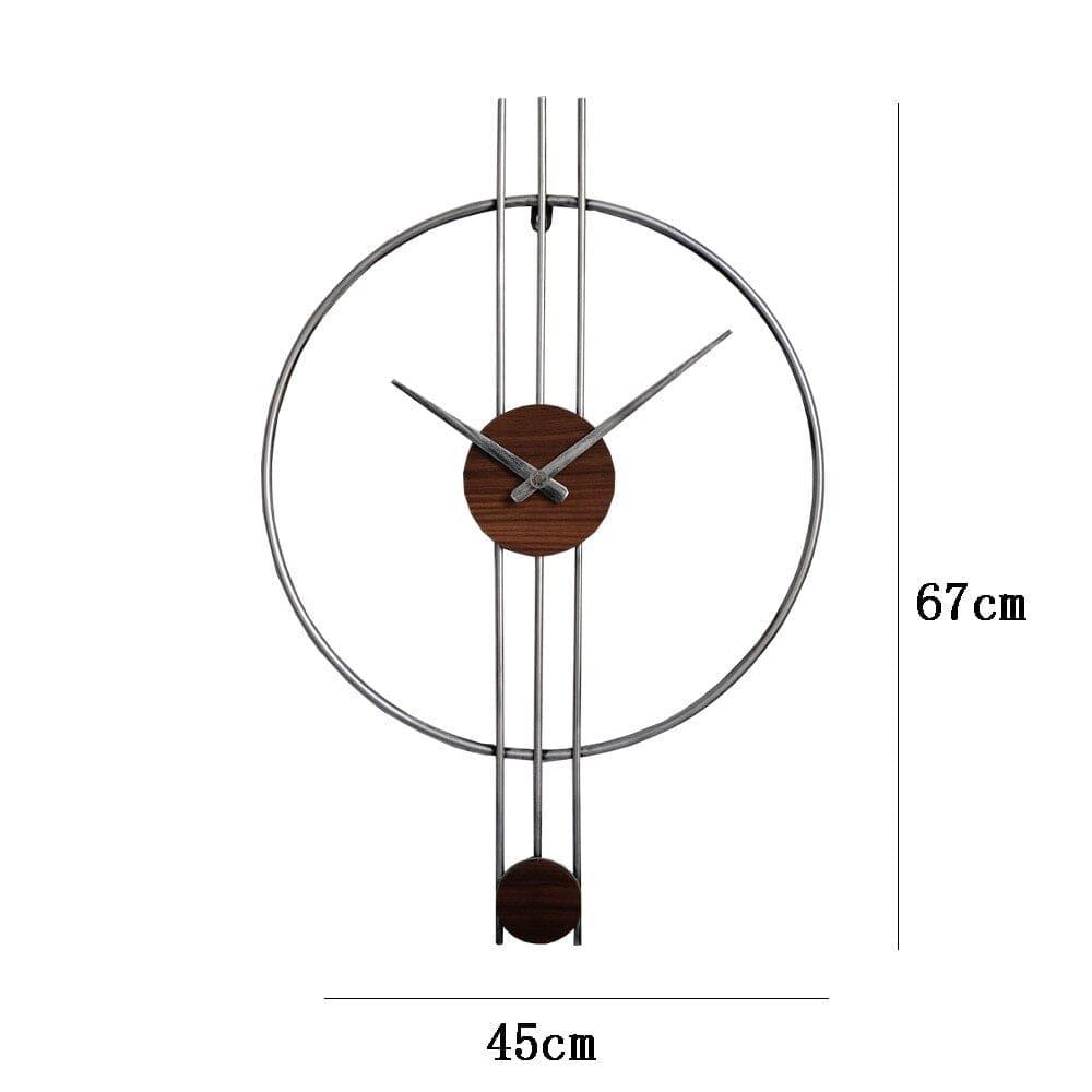 Shop 0 ZGXTM Nordic Golden Wrought Iron Wall Clock Creative Flower Decoration Clock Simple Mute Living Room Dinning Room Wall Clocks Mademoiselle Home Decor