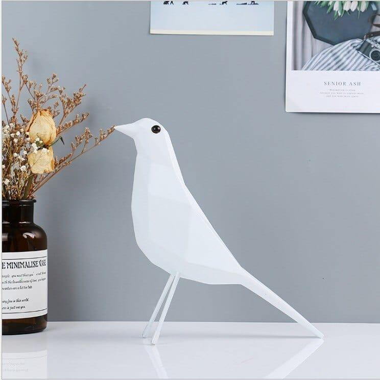 Shop 0 3D white Home Decoration House Bird Wooden Craft  Bobo Feeder For Angry Birds Tweety Artificial Decor Mademoiselle Home Decor