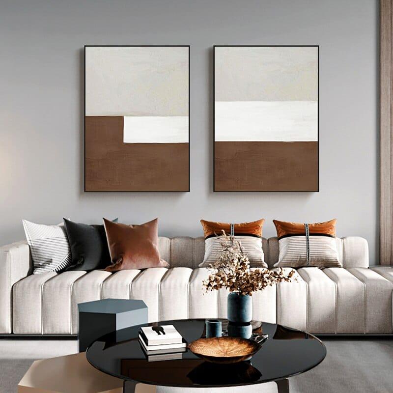 Shop 0 Abstract minimalist colour blocks Canvas Art Paintings for Living Room Bedroom Posters and Prints Modern wabi-sabi Wall Posters Mademoiselle Home Decor