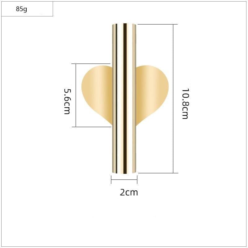 Shop 0 Heart Gold Sinata Plant Wall Decor Mademoiselle Home Decor