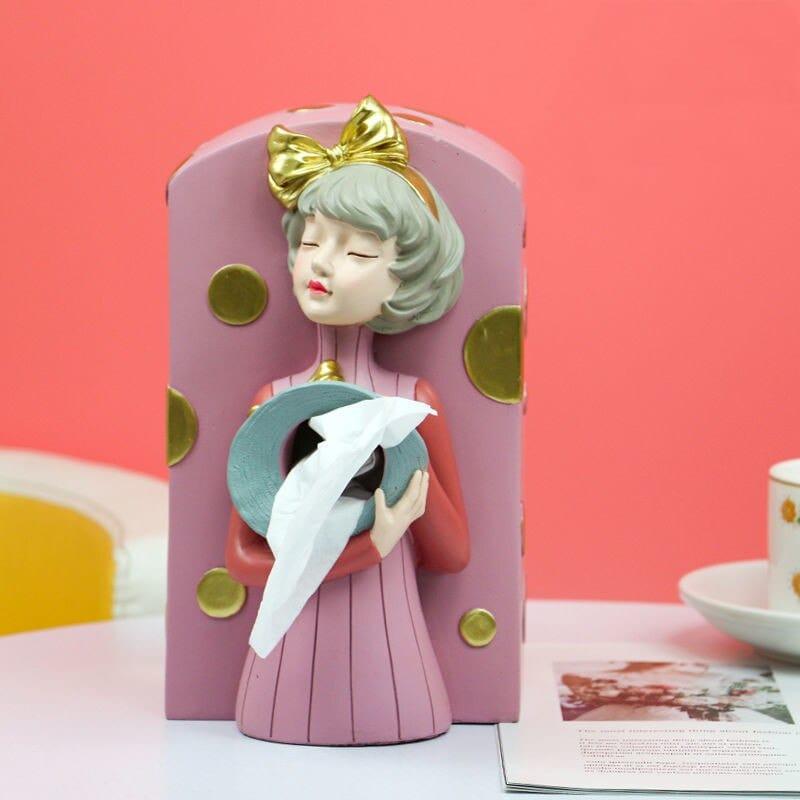 Shop 0 pink 13x15x23cm Stella Tissue Box Mademoiselle Home Decor