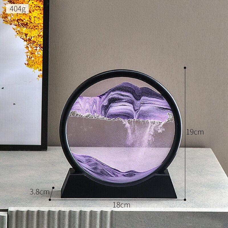 Shop 0 Purple small Terryn 3D Sand Art Decor Mademoiselle Home Decor