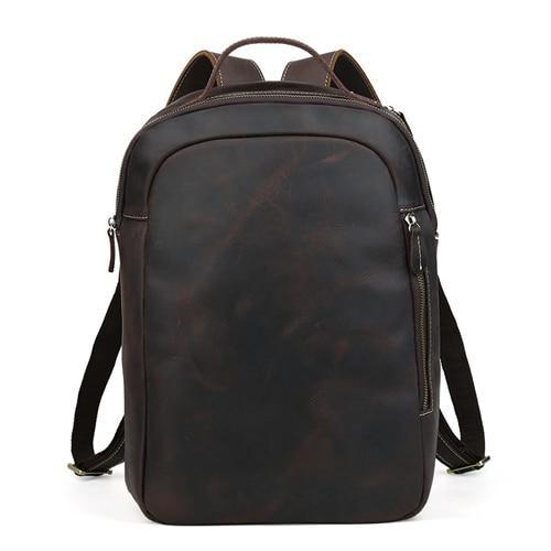 Shop Dark Brown The Voyager Vintage Backpack Mademoiselle Home Decor