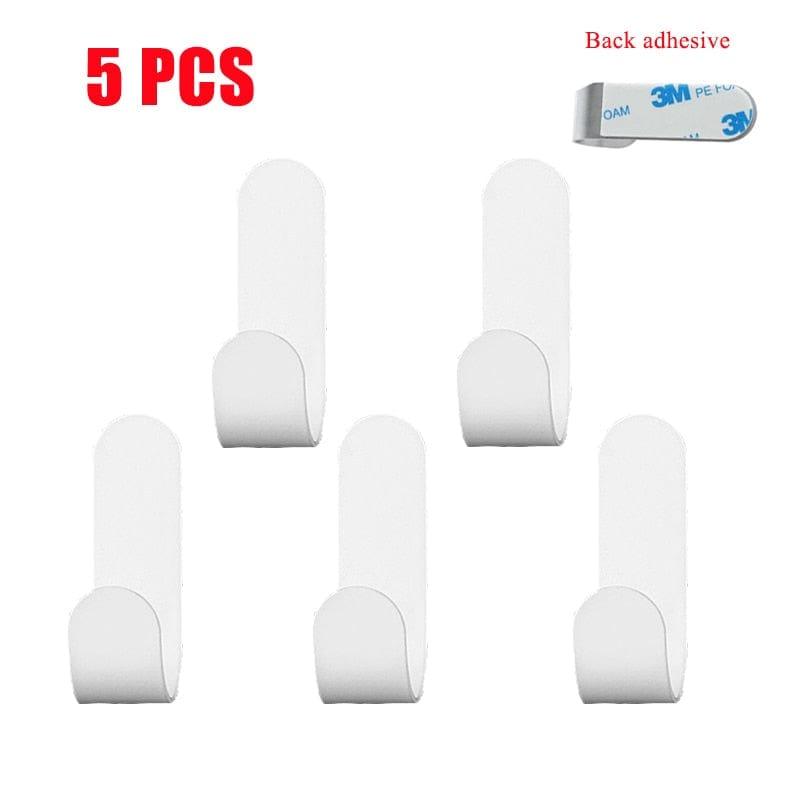 Shop 0 White - 5 PCS Tomo Wall Hook Mademoiselle Home Decor