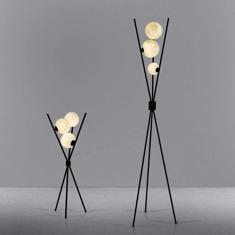 Shop 0 Modern Led Floor Lamp 3D Moon Iron Tripod Floor Lamps For Living Room Bedroom Loft Study Decor Light Nordic Table Standing Lamp Mademoiselle Home Decor