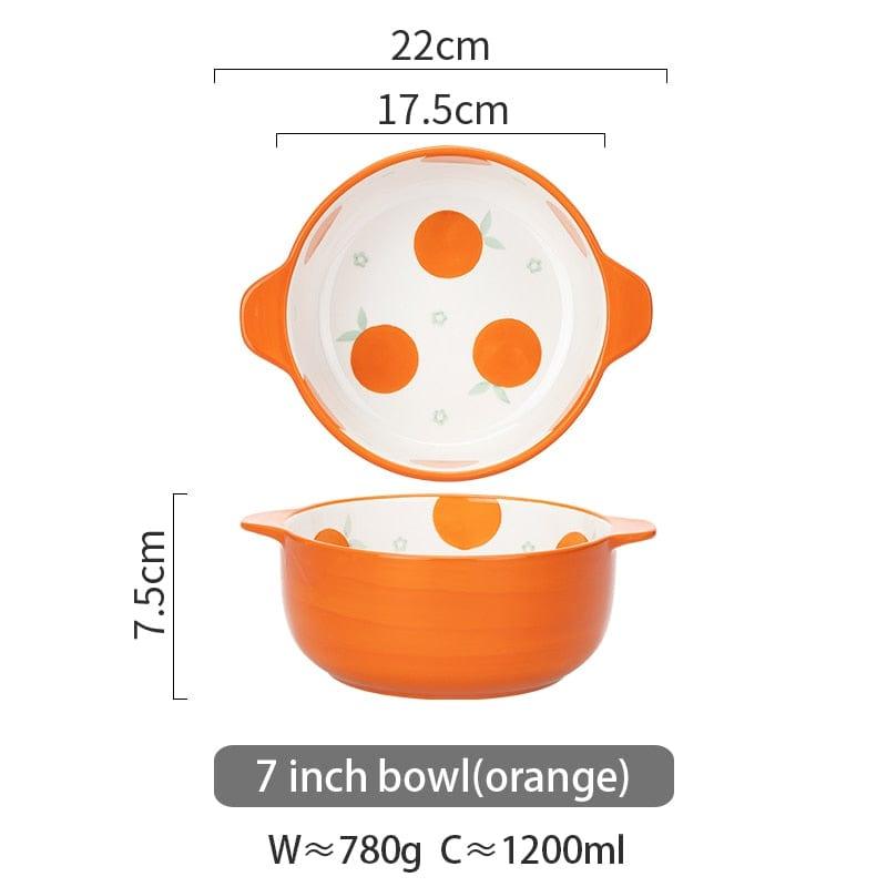 Shop 0 7 inch orange Yuibee Baking Dish Mademoiselle Home Decor