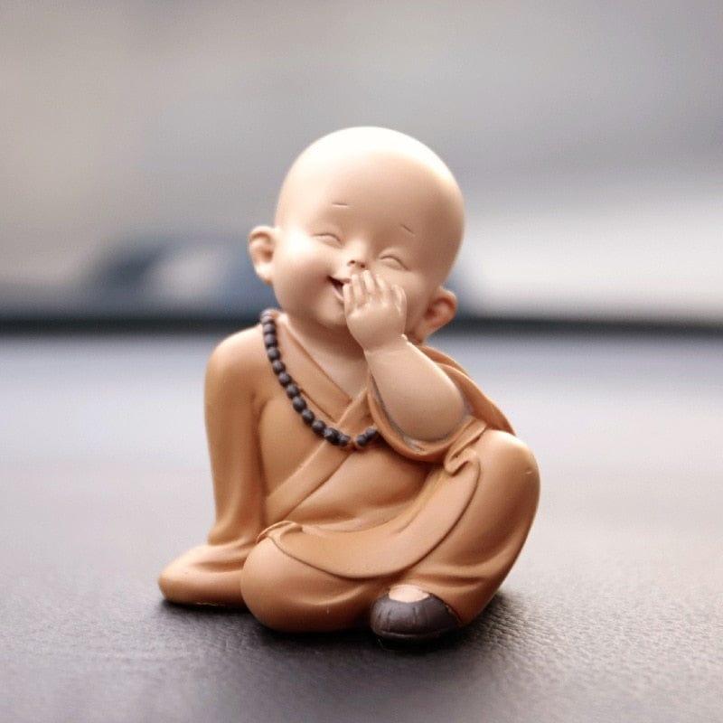 Shop 0 1034-16C Small Monk Figurines Religion Resin Crafts Desk Miniatures Decoration Ornaments Accessories Home Decor Monk Home Decoration Mademoiselle Home Decor