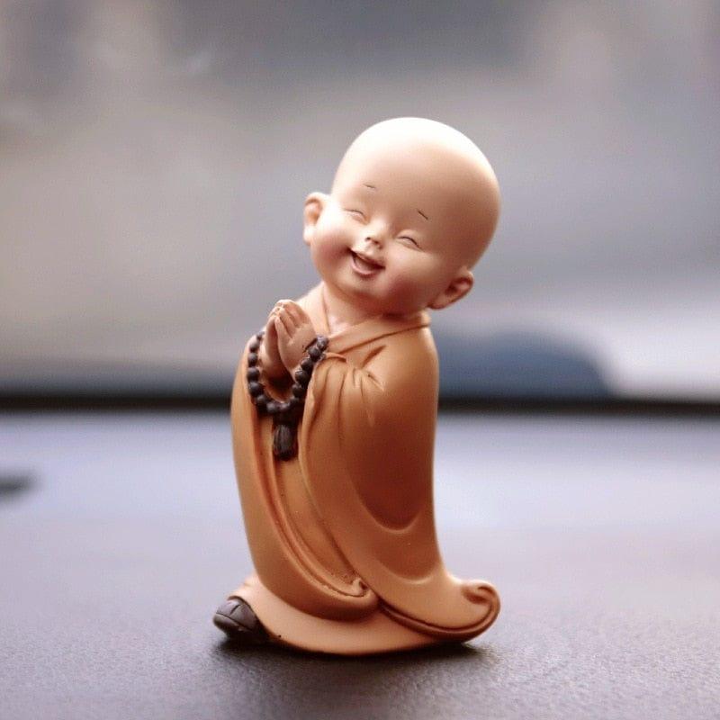 Shop 0 1034-18B Small Monk Figurines Religion Resin Crafts Desk Miniatures Decoration Ornaments Accessories Home Decor Monk Home Decoration Mademoiselle Home Decor