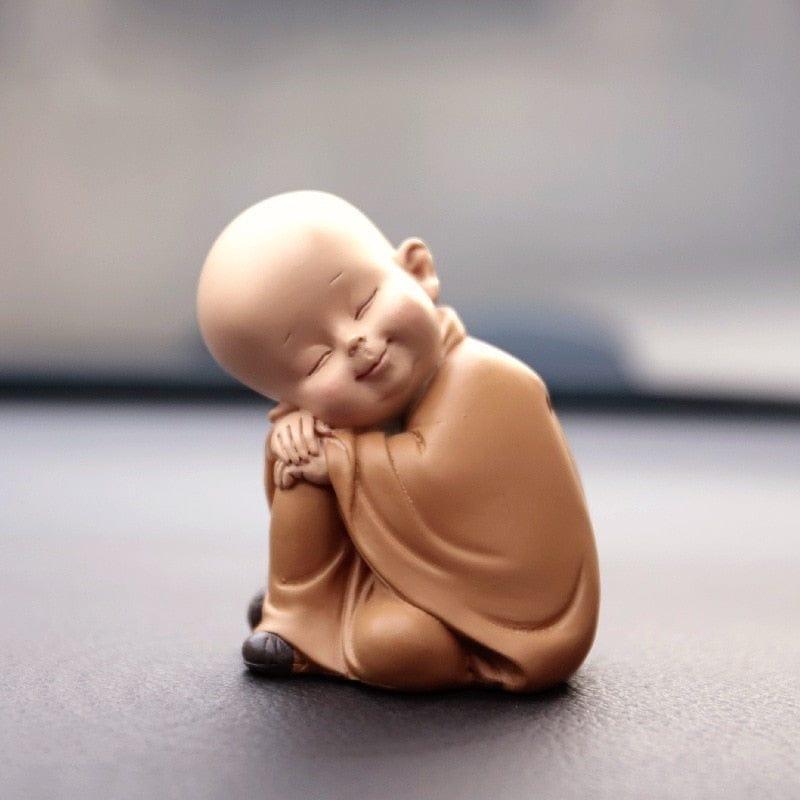 Shop 0 1034-15B Small Monk Figurines Religion Resin Crafts Desk Miniatures Decoration Ornaments Accessories Home Decor Monk Home Decoration Mademoiselle Home Decor