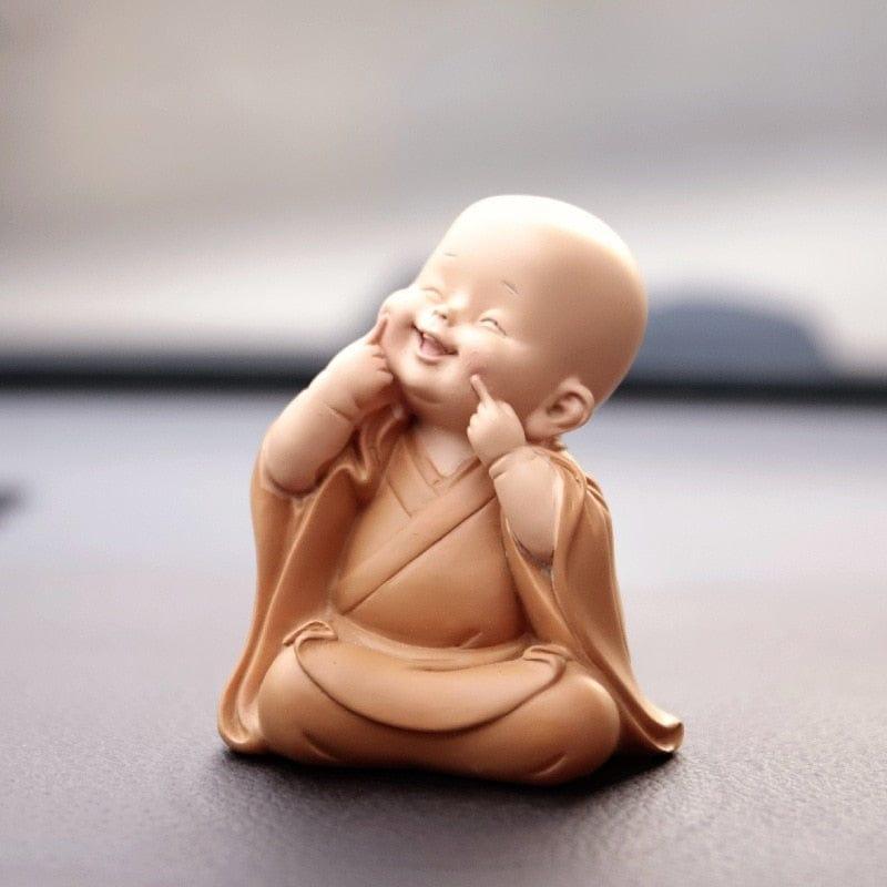 Shop 0 1034-16B Small Monk Figurines Religion Resin Crafts Desk Miniatures Decoration Ornaments Accessories Home Decor Monk Home Decoration Mademoiselle Home Decor