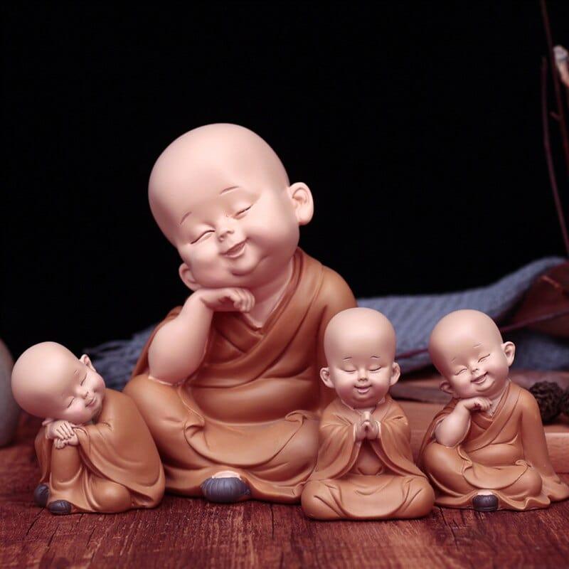 Shop 0 Small Monk Figurines Religion Resin Crafts Desk Miniatures Decoration Ornaments Accessories Home Decor Monk Home Decoration Mademoiselle Home Decor