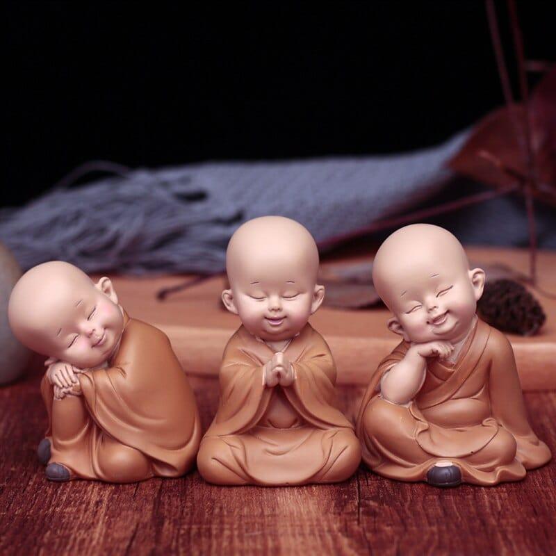 Shop 0 Small Monk Figurines Religion Resin Crafts Desk Miniatures Decoration Ornaments Accessories Home Decor Monk Home Decoration Mademoiselle Home Decor